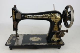 Antique 1910 Singer Egypt Model 27 Treadle Sewing Machine Only G537837 -