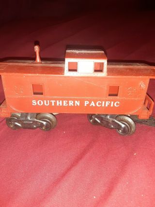 Vintage Marx O Scale Southern Pacific Caboose,  Railroad Car,  Train