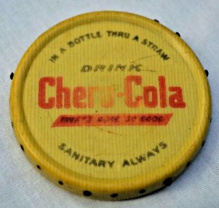 Antique Chero - Cola Advertising Celluloid Pocket Mirror: