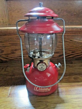 Vtg Coleman Lantern Model 200a Red Dec - 1965 (12 - 65) Single Sunshine Of The Night