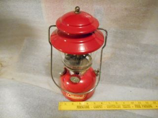 Vintage Coleman Red 200a Lantern Dated 2 - 66