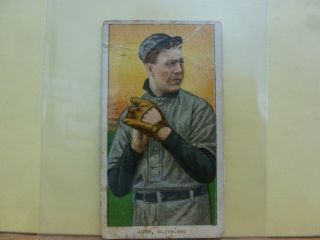 1909 - 11 T206 Addie Joss Pitching,  Polar Bear Tobacco Baseball Card
