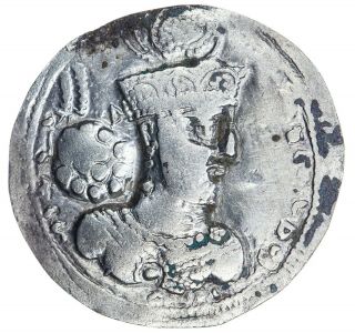 Sasanian Kings Shahpur Iii 383 - 388 Ar Drachm Sns Type Ib1/4