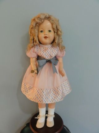 24 " Antique Effanbee Lovums Doll Composition Cloth Body Vintage Dress Clothes
