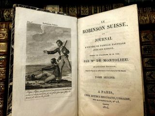 1824 The Swiss Family Robinson - Immigration To Australia Shipwrecked In E.  Indies