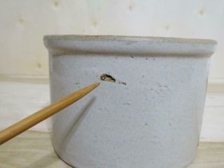 Old Butter Crock Harrisons Butter Glenview IL Stoneware Advertising 3