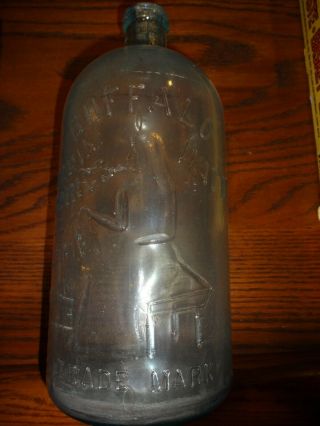 Antique Buffalo Lithia Springs Water Bottle