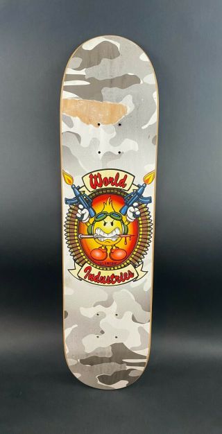 World Industries Flameboy Camo Skateboard Deck " Flamebo "