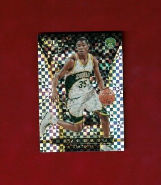 2015 - 16 Panini Select Kevin Durant (sonics) Courtside Silver Prizm Card 298