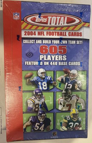 2004 Topps Total Nfl Box.  Manning,  Roethlisberger,  Fitz,  Rivers Rc.  Rare.