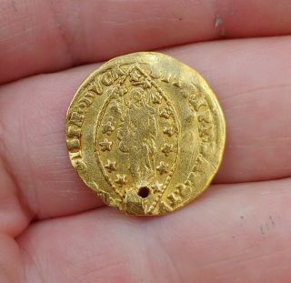 Medieval Venice Gold Coin 1789 Ad Ludovico Manin Gold Zecchino