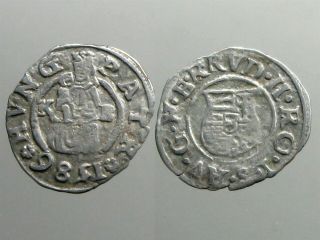 Rudolf Ii Hungary Ar Denar_dated 1586 Ad_madonna/child_1st Dated Coins