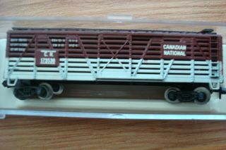 Vintage Atlas N Scale Canadian National No.  173538 Stock Car In Case