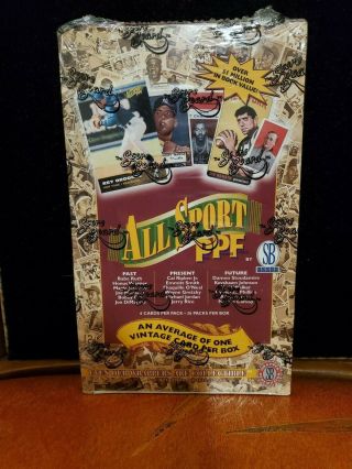 1996 Score Board All Sport Ppf Trading Card Box Kobe Bryant Rc???