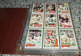 1982 Topps Complete Football Set (1 - 528) Lawrence Taylor Ronnie Lott Rc Montana