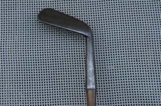 Antique Vintage Wood Shaft Early Smooth Face A Patrick Leven Iron
