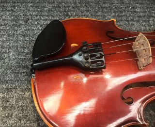 Vintage Anton Schroetter Mittenwald Bayern Germany 4/4 Violin Golden Strad Bow 3