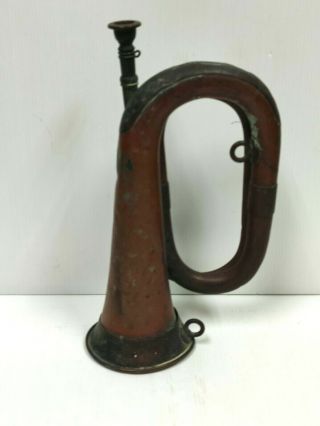 Antique Ww1 Copper Bugle