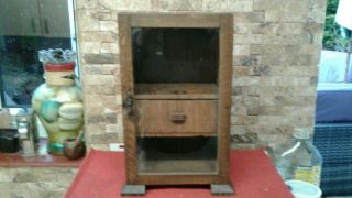 Antique Oak Cabinet Vgc