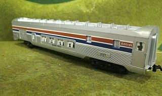 Vintage Ho Life - Like Model Railroad Amtrak 9301 Silver Vista Dome Passenger Car