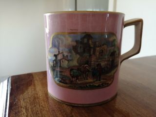 Antique Pratt Pink Mug