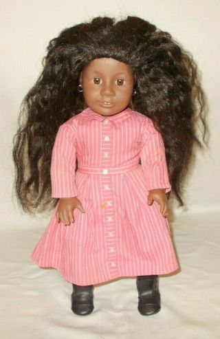 Vintage Pleasant Company American Girl Addy Doll W/ Meet Dress