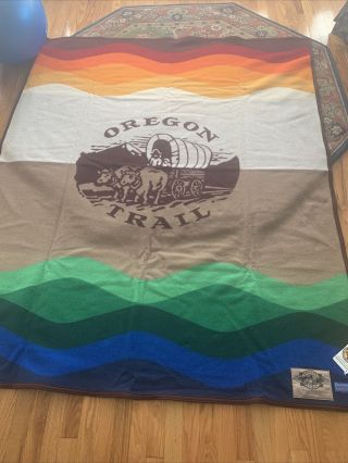 Vintage Pendelton Beaver State Limited Edition Oregon Trail Wool Blanket W/tags