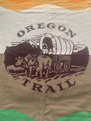 Vintage Pendelton Beaver State Limited Edition Oregon Trail Wool Blanket W/tags 2
