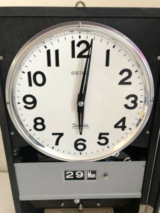 Seiko Sonola Transistor Wall Clock Antique Collectible 2