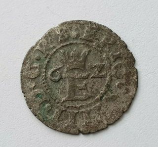 Sweden Medieval Silver Coin,  Eric Xiv Schilling Reval 1562