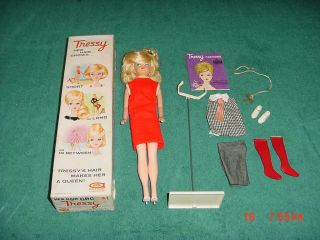 Vintage American Character Tressy Doll W/box Dress Book Key 60s