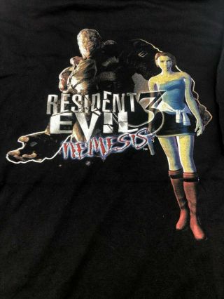 (xl) Vintage Resident Evil 3 Nemesis Capcom Promo T - Shirt Collector Tee