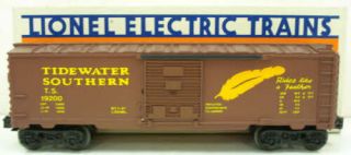 Lionel 6 - 19200 Tidewater Southern Boxcar Ln/box