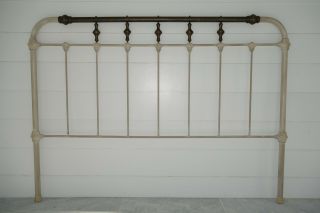Charles P.  Rogers Iron & Solid Brass Handcrafted Boston Bed - Headboard Only