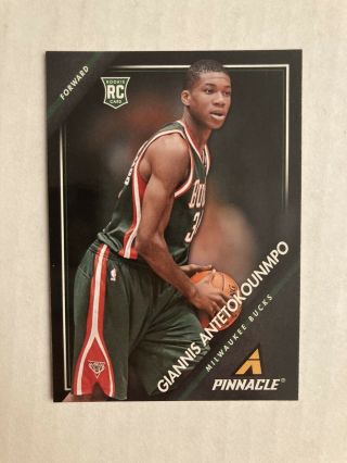 2013 - 14 Panini Pinnacle Giannis Antetokounmpo Rc Rookie Card Milwaukee Bucks