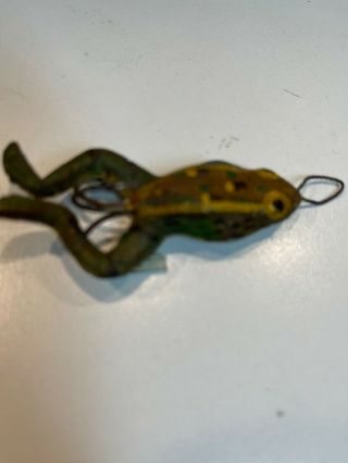 Vintage Carswell Frog Fishing Lure Made For Shakespeare 1898