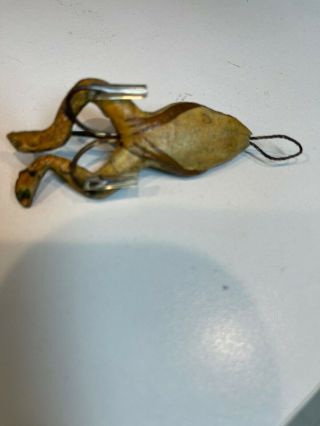 Vintage carswell frog fishing lure made for Shakespeare 1898 3