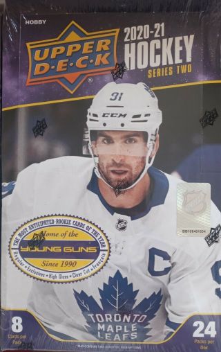 2020 - 21 Upper Deck Series 2 Hockey,  Hobby Box [home Of The Young Guns]