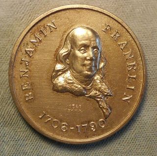 Adam Pietz F.  : Benjamin Franklin,  1706 – 1790 Printer–statesman Gm - 189