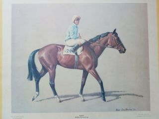 1979 Troy Willie Carson Up Antique Print From Painting Neil Crawthorne