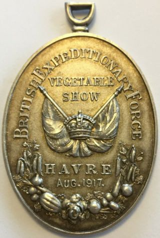 Great Britain British Expeditionary Force 1917 Vegetable Show Le Havre Inv 4551