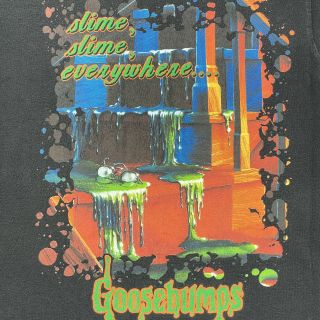 Goosebumps 3 Monster Blood Slime Tshirt Youth Xl Vintage 1995 Single Stitch