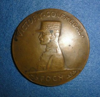 1918 American Golf Tournament Medal,  Presented By John D.  Rockefeller The Elder.