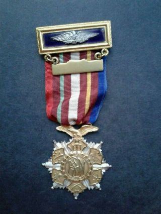 Vintage U.  S.  Army & Navy Union Member Medal Decoration Ribbon