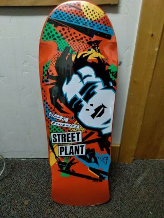 Street Plant Mark Gonzales Jumbo Skateboard Red 11.  25 In Shrink