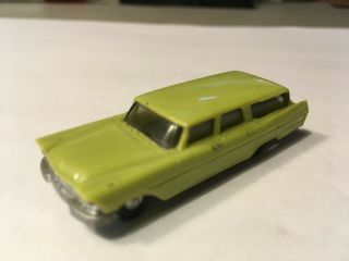 Vintage Eko Green Plymouth Wagon 1/88 Scale Plastic Ho Scale