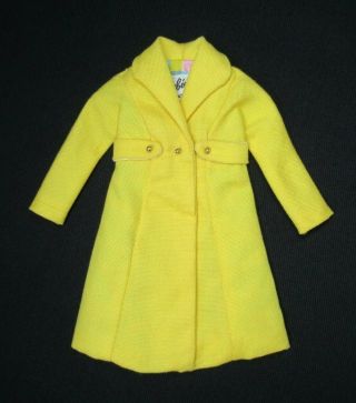 Vintage Barbie - The Yellow Go 1816 Sears Exclusive Yellow Coat - Htf
