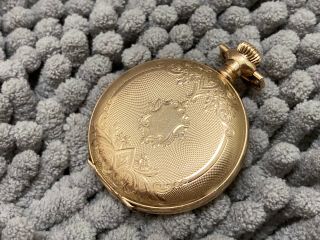 Antique Pocket Watch Waltham Engraved Hunter Case 15 Jewels C 1907