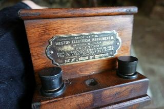 Antique WESTON ELECTRICAL INSTRUMENT 