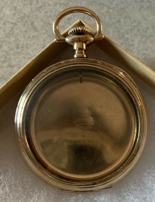 Antique Keystone 16sz.  25 Yr.  Gold filled Pocket watch case,  open face TLC 2